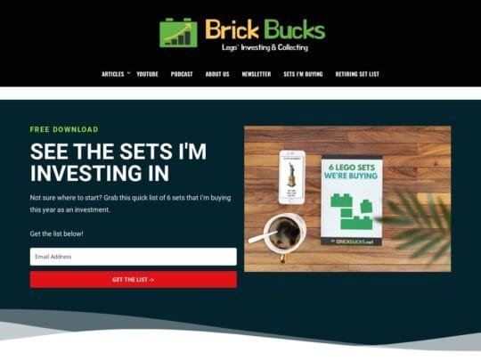 Brick investment online lego