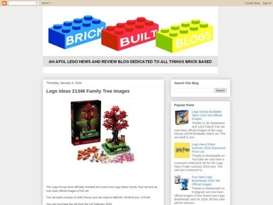 Brick Built Blog