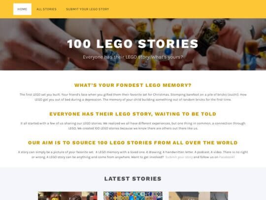 100 LEGO Stories